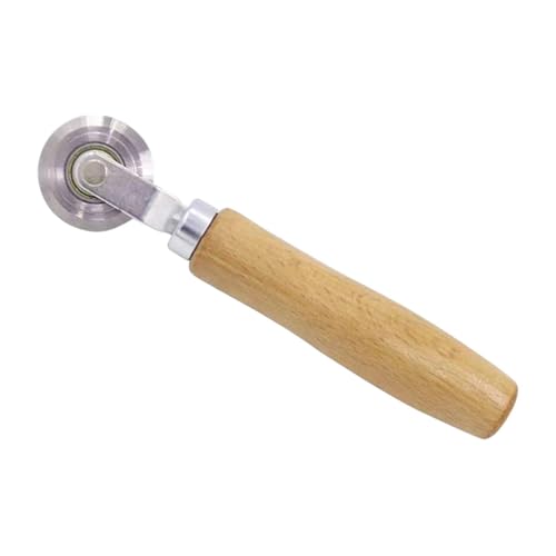 Leefasy Scoring Tool Box Maker Cardboard Resizer Tool,Wooden Handle Practical Comfortable Wear Resistant Accessories Hand Tool for DIY Projects Creating Custom-Sized Boxes, 1.2mm