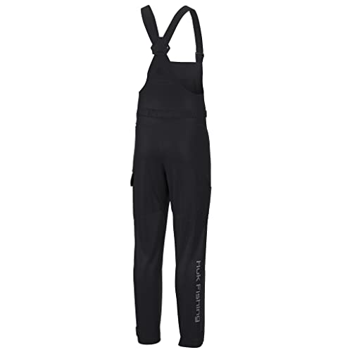 HUK mens Grand Banks Bib, Waterproof & Wind-resistant Rain Bib2