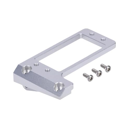 Garende 1/10 RC Servo Mount Front Axle Part for Model Vehicles, Argent