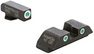 AmeriGlo Classic Style Green Tritium 3-Dot Night Sights for Glo ck 17-19 GL-5113