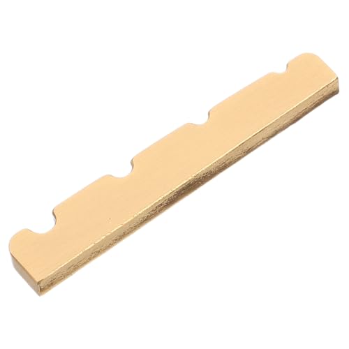 VICASKY Bass Guitar Nut Tool 4 String Flat Bottom String Nut Replacement for Electric Bass Musical Instrument Accessories