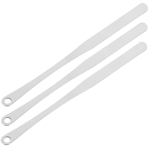 BIUDECO Stainless Steel Makeup Mixing Palette Stick Blending Brush Makeup Palette for Ring