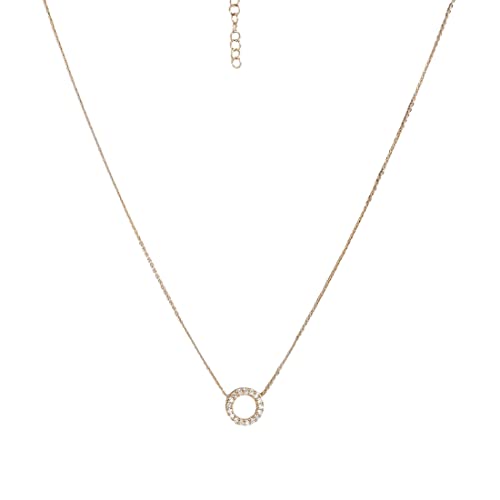 Buy ZAVYA 925 Pure Silver Chain Necklace with Rose Gold Plating Jewelry