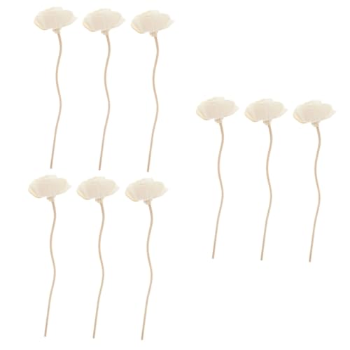 IMIKEYA 9pcs Aroma Dried Flower Diffuser Sticks Fragrance Diffusers for Home Decor Natural Rattan Aroma Sticks for Essential Oils and Aromatherapy Chic Decoration for Any Space