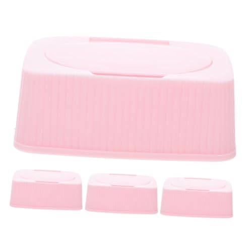 PRETYZOOM Pp Material Wipe Container Baby Tissue Storage Tissue Box Holder Dustproof Wipes Box for Nursery Bathroom