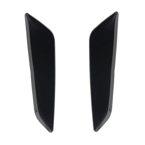 Cabilock 1 Pair Trim Car Hood Vent Car Hood Sticker Appliques Embellishments Universal Air Decorative Deflector Cover Car Air Vent Side Vents Auto Car Accessories Black Abs