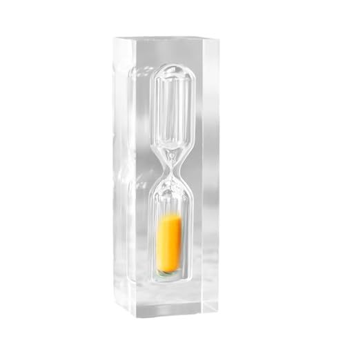 lmoikesz Clessidre anticaduta per Bambini Gestione del Tempo Clessidre per Bambini Clessidre da 3 Minuti in Resina Cronometri per Uova per Bambini, 3 Minuti, Arancia