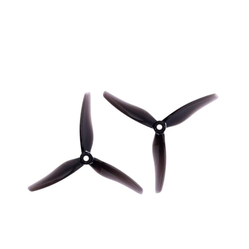 Hélices 5 pouces 51466 51433 tripales noires pour drone FPV multirotor