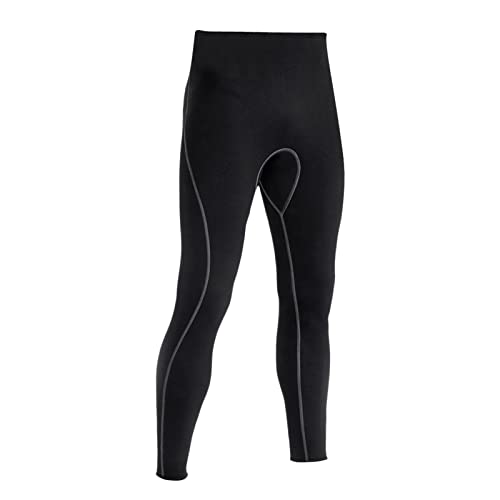 perfeclan Herren Badehose 1.5mm Neopren Hosen Lange Schwimmhose zum Tauchen Schwimmen Surfen, S
