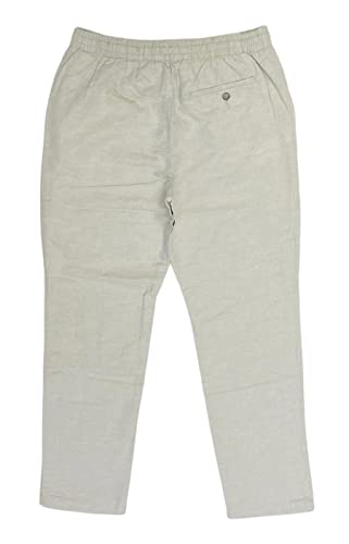 Nautica Mens Classic Fit Linen Pull-On Pants (as1, Alpha, m, Regular, Regular, Beige)2