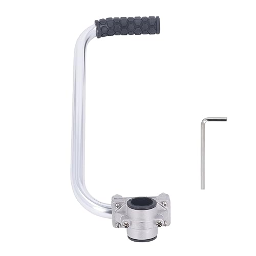 Tyenaza Trimmer Handle, Aluminum Alloy Ergonomic String Trimmer Grip Weed Eater Extension Handle Handlebar Accessory for Replacement for Lawn Care, Landscaping