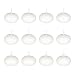 Mega Candles 12 pcs Unscented White Floating Disc Candle, Hand Poured Paraffin Wax Candles 1.5 Inch Diameter, Home Décor, Wedding Receptions, Baby Showers, Birthdays, Celebrations & Party Favors