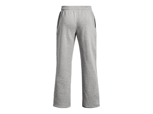 Image of Under Armour Hustle Fleece Pants, True Gray Heather (025) /Black, 4X-Large