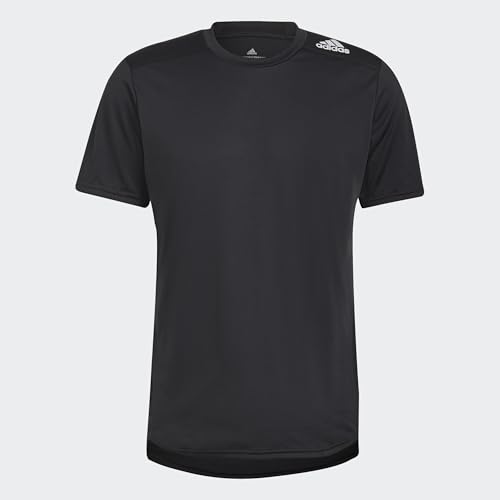 adidas M Designed 4 Running Tee Herren Laufshirt (Schwarz L ) Fahrradjacken