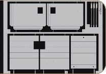 EduardAccessories TP041 model building accessory M-1025 Hummer I.F.F/C.I.F i.d. pannels