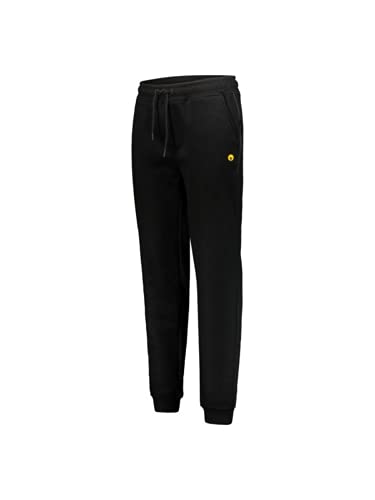 Pantaloni in Felpa con Logo Applicato Ciesse Nero