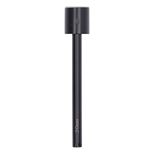 Half Round Leather Cutter Stainless Steel Incisive Blade Black Semicircle Punching Tool for Leather Craft (20mm)