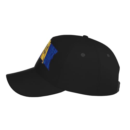 Gorra Snapback con bandera de Barbados unisex miniatura 5
