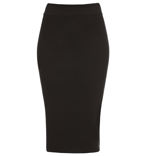 Baby'O Made in The USA Women's Pencil Skirt | Knee Length Pencil Skirt | Tailored Fit Bodycon Stretch Modest Pencil Skirts4