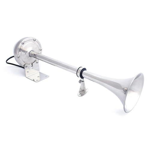 OpenOptics Ongaro Deluxe SS Single Trumpet Horn - 12V