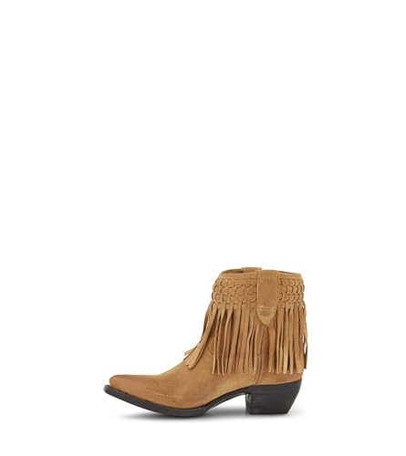 Sacha Short Fringe Bootie2