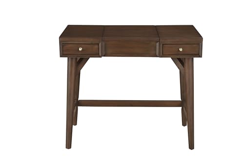 Alpine Furniture Flynn Bedroom Vanity, Walnut