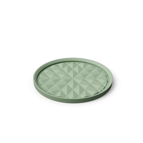 Wingcases Silicone Coasters for Drinks[4 Pack]- Cup Mat for Tabletop Protection-Non-Slip, Non-Stick, Coffee Table Decor, Great Gift for Any Occasion, Sage Green