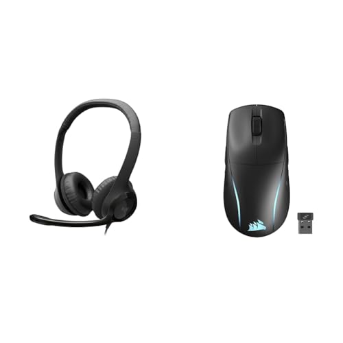 Logitech H390 et Corsair M75 RGB l'ensemble indispensable pour travailler et jouer sans limite