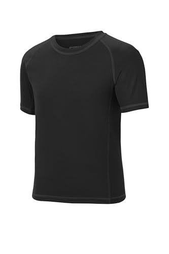 SPORT-TEK Youth Rashguard Tee | Short Sleeve T-Shirt for Boys & Girls, Athletic Fit Summer Clothing with UPF 50 for Kids3