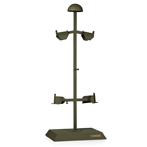 Savior Equipment H.A.B Tactical Gear Stand Helmet Vest Belt Display Rack Military Gear Holder Plate Carrier Indoor Home Garage Free-Standing Organizer Olive Drab Green
