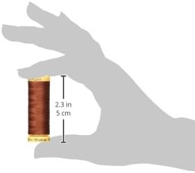 Gutermann hilo algodón natural 110 yd cobre oscuro miniatura 2