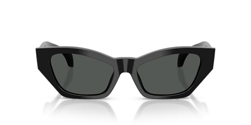 Versace Woman Sunglasses Havana Tortoise Frame, Dark Grey Lenses, 53MM3