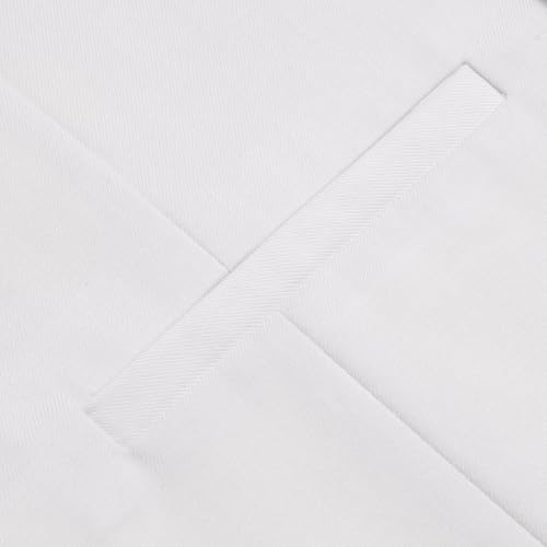 Image of Hi-Tie Men's Formal Suit Vest Solid Fit Vest for Men 3 Pockets V Neck Waistcoat Business Wedding Casual