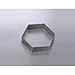 EBM18-8 Argon Hexagon Cake Ring 200 H40