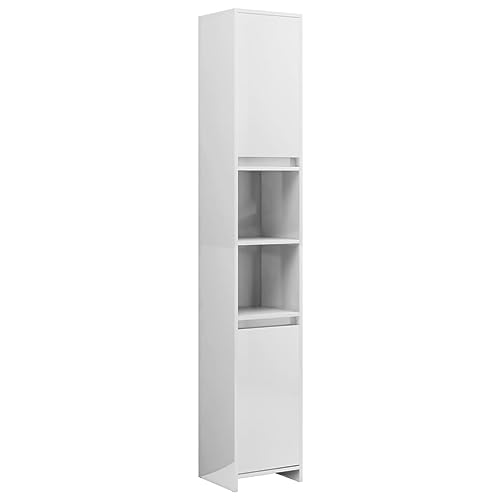 Muebles de baño columna de madera: gana espacio de almacenaje vertical 4