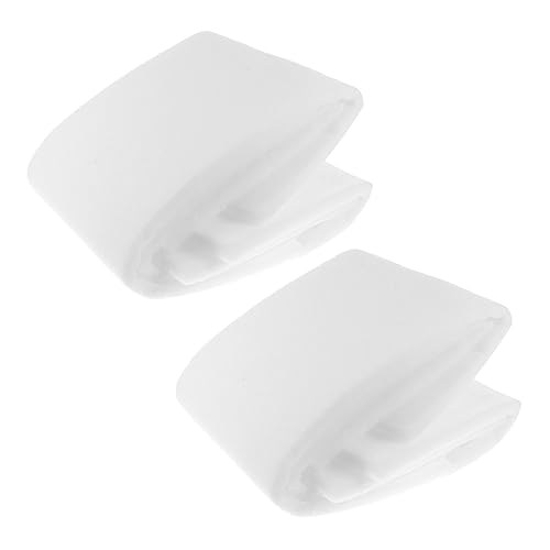 Lurrose 2個 水槽フィルター綿 タ 軟水器 カーボンフィルター ノズル 池 魚 オーブンフードフィルター ストレーナー キット 水族館 水栓フィルター ポリエステル 白い