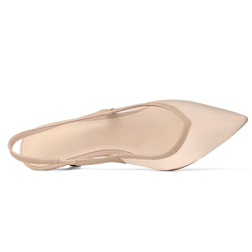 Women Mesh Kitten Heels Slingback Pointed Closed Toe Black Sexy Dress Dating High Heels4