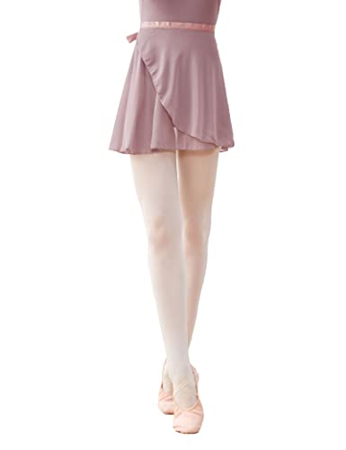 Image of Daydance Girls Women Sheer Ballet Skirts Wrap Chiffon Over Scarf for Dancing