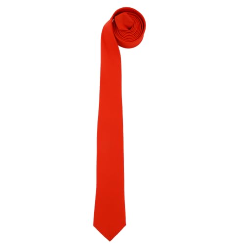 Image of Men's Microfiber Slim Tie, Matte Finish Necktie for Formal Wear