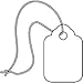 Box Partners G26005 1.09 x 1.75 in. White Merchandise Tags - Pre-Strung - Case of 1000