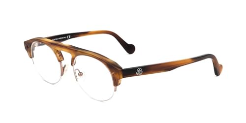 Gafas de Vista Moncler ML5016 047 LIGHT BROWN 49/21/150 Hombre