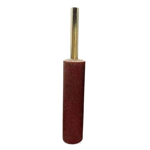 1 pieza de banda de lijado con cabezal cilíndrico, papel de lija con vástago de acero, accesorios de taladro for pulido y pulido, herramienta rotativa de lijado(120 Grit)
