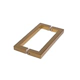 Glass House Supplier GHS-171 - Square Door Handle 8' Satin Gold