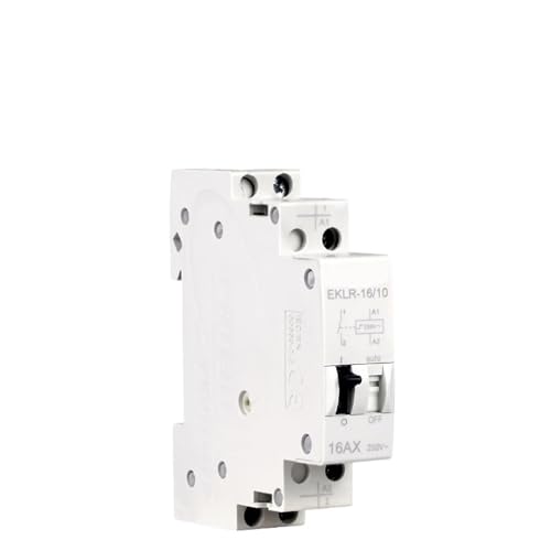 Relé de impulso 2NO 16A telerruptor biestable de carril DIN 230V AC control automático doméstico