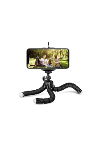 Siyah Ahtapot Akrobat Stand ve Selfie Çubuğu