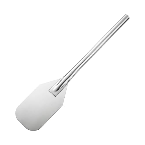 Catálogo de Ollas para cerveza los mejores 10. 47 Espátula extra larga de acero inoxidable, cuchara grande de paleta de haya de 24 pulgadas para cocinar, mezclar cerveza en ollas grandes, utensilios de cocina, paletas de...