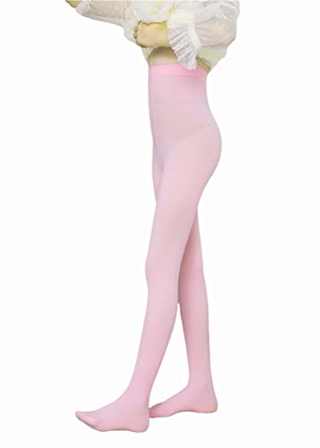 Hetionlo Ballet Tights For Girls Professional Grade Soft And Comfortable In 5 Colors, Set Of Two (As1, Age, 4_Years, 6_Years, Pink) #TOP3