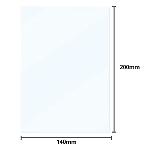 Lysee 3D Printer Parts & Accessories - Dotbit FEP Film Sheet, High Transmittance Strength for UV 3D Printer D7 DLP Photon LCD SLA Resin 200X140mm- 5Pcs - (Color: Transparent)