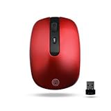 ユニーク 「カチッ」と音がしない ザ・サイレントマウス レッド M314GR