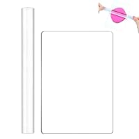 Acrylic Clay Rollers with Acrylic Sheet, Massiver Acryl Ton Roller, Tonschneider Acryl-Ton-Roller, Leicht zu Reinigen, Antihaftbeschichtung, DIY-Rollwerkzeug zum Modellieren und Formen von Ton